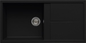 Zlewozmywak nakładany Elleci Unico 480 K86 Keratek Black