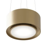 Okap kuchenny wyspowy Ciarko Piu Light Złoty 60 cm