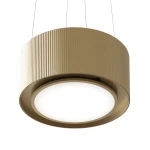 Okap kuchenny wyspowy Ciarko Mono Light Złoty 60 cm