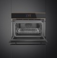 Piekarnik kompaktowy z funkcją mikrofali Smeg Dolce Still Novo SO4604M2PNR 45 cm