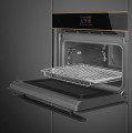 Piekarnik kompaktowy z funkcją mikrofali Smeg Dolce Still Novo SO4604M2PNR 45 cm