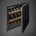 Chłodziarka na wino do zabudowy Smeg Dolce Still Novo CVI621NR3 45 cm