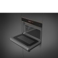 Piekarnik kompaktowy z funkcją mikrofali Smeg Dolce Still Novo SO4606WM2PNR 45 cm