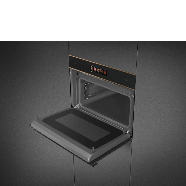 Piekarnik kompaktowy z funkcją mikrofali Smeg Dolce Still Novo SO4606WM2PNR 45 cm