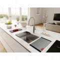 Bateria Franke Mythos Masterpiece pull-out spray stal szlachetna