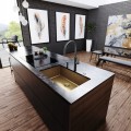 Bateria Franke Mythos Masterpiece pull-out spray antracyt