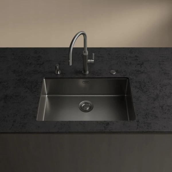 Bateria Franke Mythos Masterpiece pull-out spray antracyt