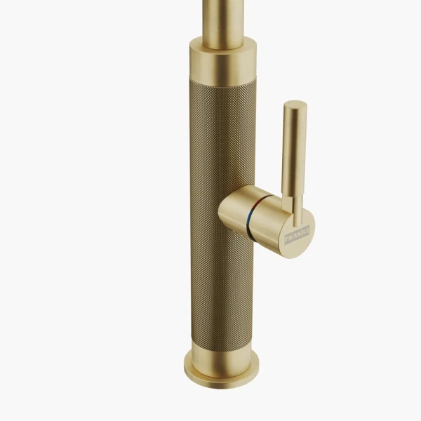 Bateria Franke Mythos Masterpiece pull-out spray złoto