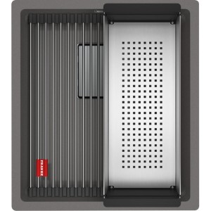 Zlewozmywak podwieszany Franke Kanon KNG 110-37 Fragranit+ Kamienny Szary