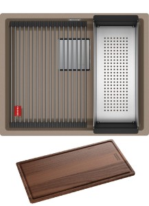 Zlewozmywak podwieszany Franke Kanon KNG 110-52 Fragranit+ Cappuccino