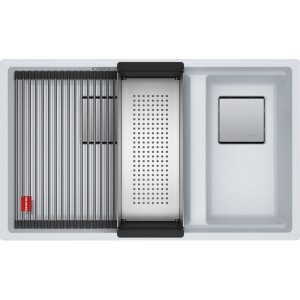 Zlewozmywak podwieszany Franke Kanon KNG 160-46-21 Fragranit+ Biały polarny