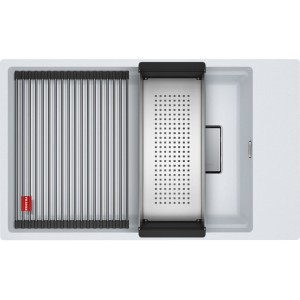 Zlewozmywak podwieszany Franke Kanon KNG 110-62 Fragranit+ Biały Polarny