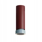 Okap kuchenny wyspowy Ciarko Fluo W Burgundy Satin/Baby Blue Gloss