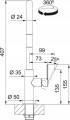 Bateria kuchenna Franke Maris Slim J pull-out Chrom