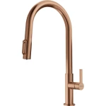 Bateria kuchenna Franke Maris Slim Clear Water J pull-out Miedziany