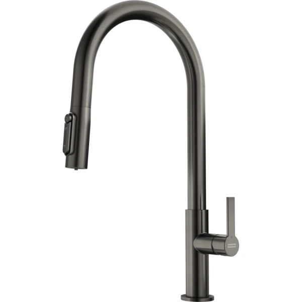 Bateria kuchenna Franke Maris Slim Clear Water J pull-out Antracyt