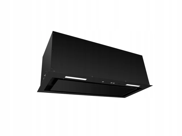 Okap podszafkowy Ciarko Luno Czarny 72 cm