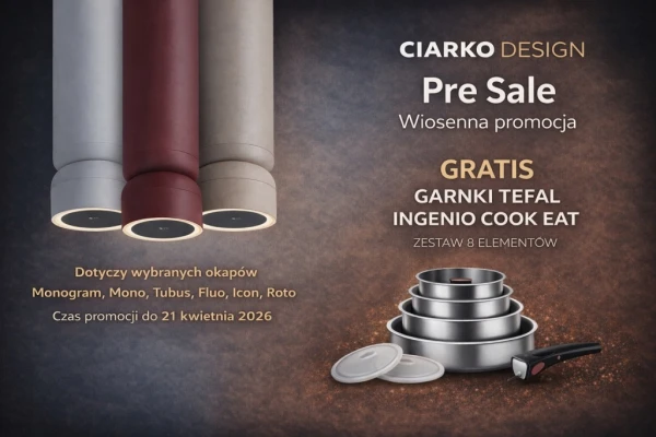 Okap kuchenny przyścienny Ciarko Icon Czarny