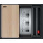Zlewozmywak podwieszany Franke Kanon KNG PRO 110-52 Czarny mat