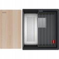 Zlewozmywak podwieszany Franke Kanon KNG PRO 110-37 Czarny mat