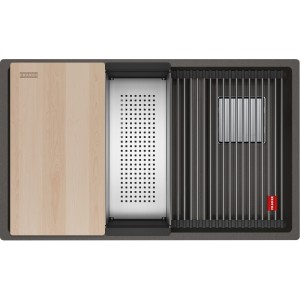 Zlewozmywak podwieszany Franke Kanon KNG PRO 160-46-21 Łupkowy szary