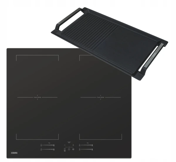 Płyta indukcyjna Berg BRGI6442LM 2.0 Matowa + grill BERG BRGRILLPAN