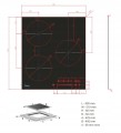 Płyta indukcyjna do zabudowy BERG BRGI 455N 45 cm