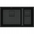 Zlewozmywak Franke Kanon KNG PRO 160-46-21 Czarny mat + Active L Twist
