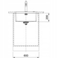 Zlewozmywak podwieszany Franke Mythos MYX 110-50 Stal