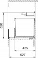 System sortowania odpadów Sorter Mythos Water Hub 2 kosze