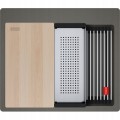 Zlewozmywak nakładany Franke KNG PRO 610-53 FTL Łupkowy szary/Czarny odpływ