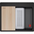 Zlewozmywak nakładany Franke Kanon KNG PRO 610-53 FTL Czarny/Czarne odpływy