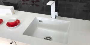 Zlewozmywak podwieszany SystemCeram Mera 50 U Lava 80
