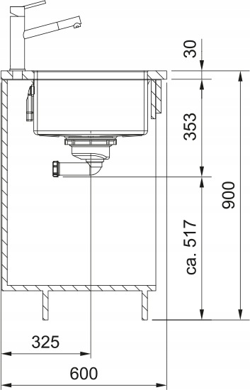Zlewozmywak 3w1 Franke Box DrainMax BDX 210/110-50 Stal szlachetna