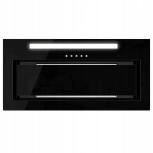 Okap kuchenny podszafkowy Globalo Senturo 60.3 Black 60 cm