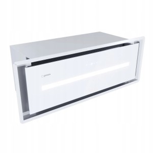 Okap kuchenny podszafkowy Globalo Pinelio 80.1 White 80 cm