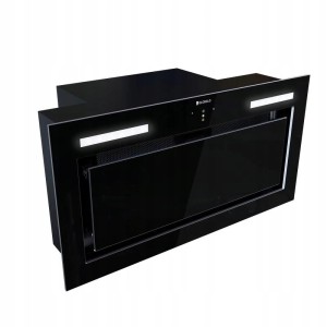 Okap kuchenny podszafkowy Globalo Lumotion 60.1 Black 60 cm