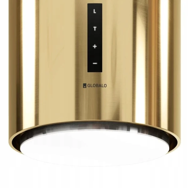 Okap kuchenny przyścienny Globalo Heweno 39.3 Light Gold