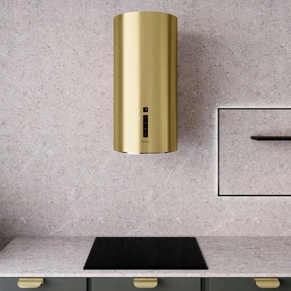 Okap kuchenny przyścienny Globalo Heweno 39.3 Light Gold Mat