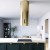 Okap kuchenny wyspowy Globalo Heweno Isola 39.2 Light Gold