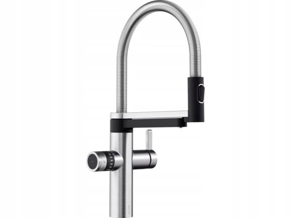 Bateria wielofunkcyjna Bateria BLANCO EVOL-S Pro Soda powłoka PVD Steel