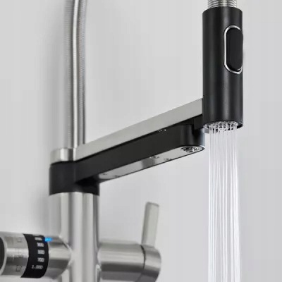 Bateria Bateria BLANCO EVOL-S Pro Soda PVD Steel + Jednostka Drink Soda