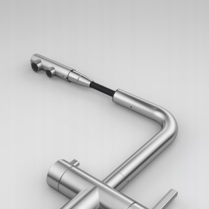 Bateria Franke Atlas Neo Clear Water pull-out Stal szlachetna