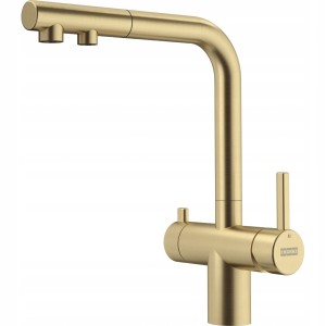 Bateria Franke Atlas Neo Clear Water pull-out Złoty