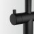 Bateria Franke Atlas Neo Clear Water pull-out Czarna stal szlachetna